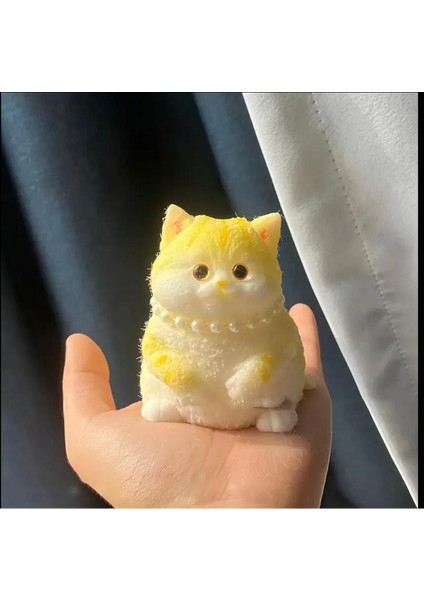 Kedi Taba Sukuşi - Squishy Kedi- Tüylü Kedi - Oyuncak Tabakedi, One Size