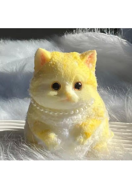 Kedi Taba Sukuşi - Squishy Kedi- Tüylü Kedi - Oyuncak Tabakedi, One Size