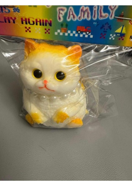 Kedi Taba Sukuşi - Squishy Kedi- Tüylü Kedi - Oyuncak Tabakedi, One Size