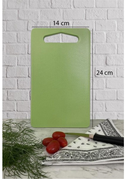 Kesme Tahtası Plastik Yeşil 14X24 cm fiyatları
