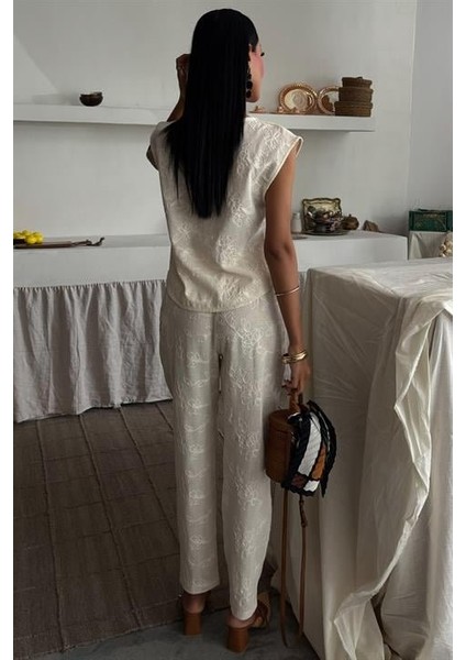 Shalina Süzüne Nakışlı Crop Takım 9796-08 indirimleri