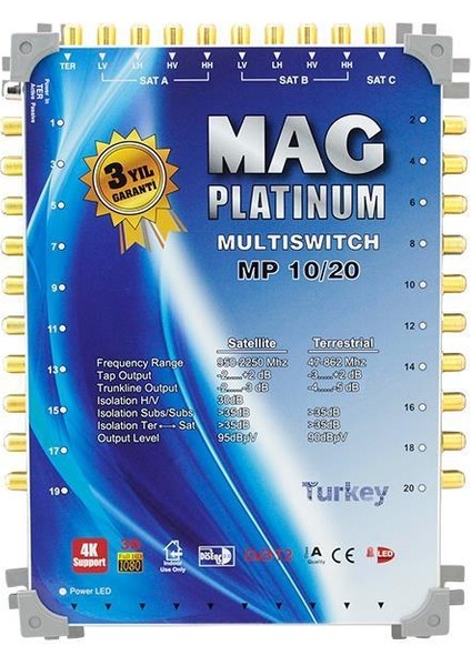 Mag Platinum 10-20 Sonlu Uydu Santrali