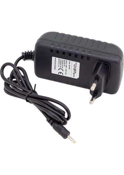 Powermaster PM-33779 5 Volt - 3 Amper 2.5*0.7 mm Uçlu Plastik Kasa Priz Tipi Adaptör