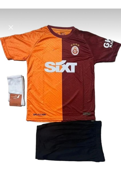 Formagâlatâsarây 2023-24 Sezon Icardi Parçalı Iç Saha Çocuk Forması 4 Lü Se(Çorap Bileklik HEDIYELLI)-İZ02