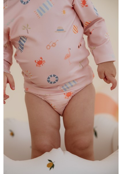 Uv Korumalı Mayo Bebek & Çocuk - Pink Beach