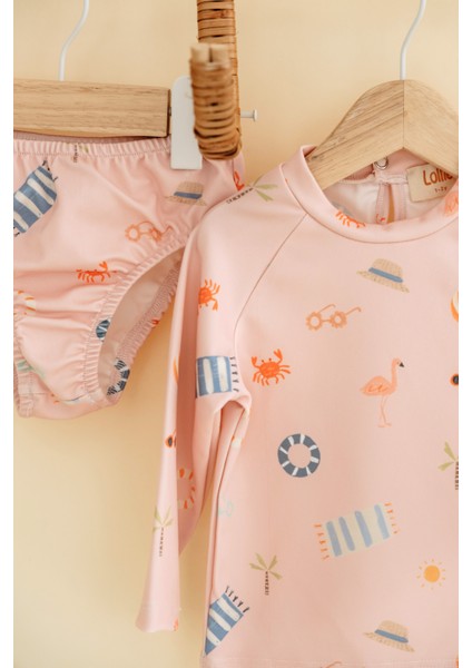 Uv Korumalı Mayo Bebek & Çocuk - Pink Beach fırsatları