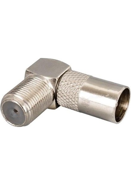 Powermaster PM-34398 F Konnektör Dişi - 60 Ohm Erkek L Tip Çevirici