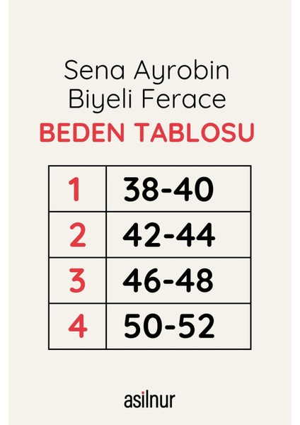 Sena Ayrobin Biyeli Ferace Bej fiyatları