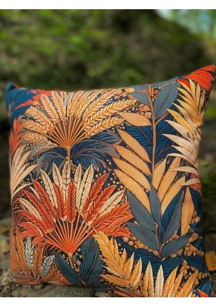Red Palm 45x45 Kırlent