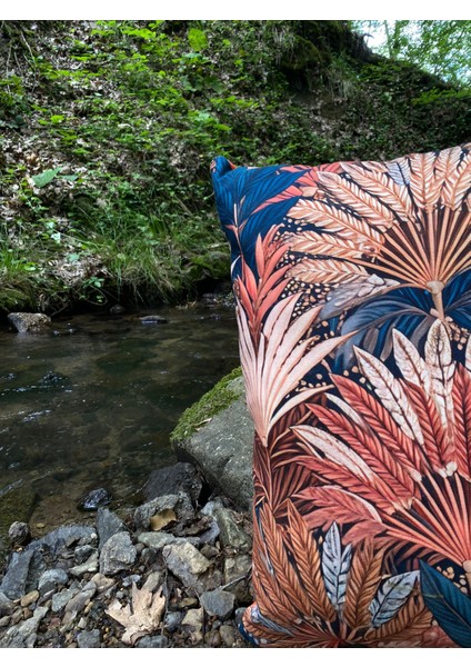 Red Palm 45x45 Kırlent