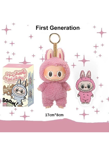 17 cm Labubu Canavarlar Oyuncak Süslemeleri Doğum Günü Hediyeleri Pembe fiyatları