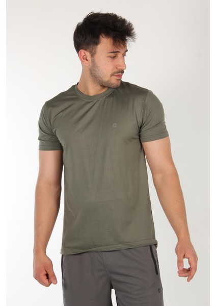17 Sıfır Yaka Meç Baskı T-Shirt