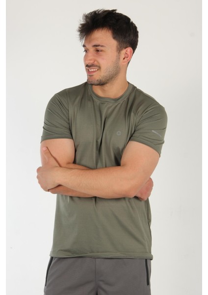 17 Sıfır Yaka Meç Baskı T-Shirt