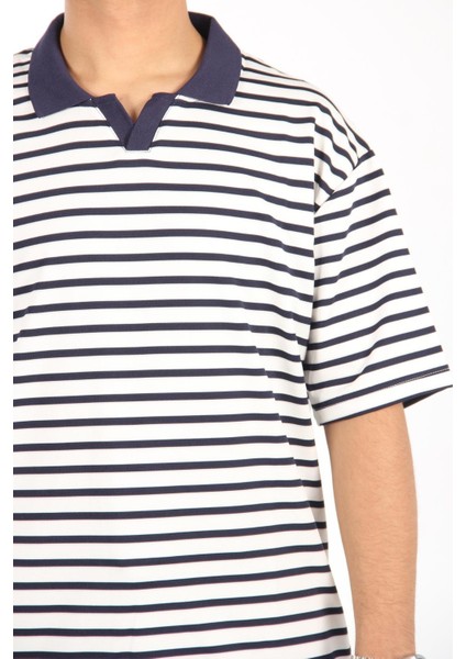 4062 Çizgili Polo Yaka Tshirt fırsatları