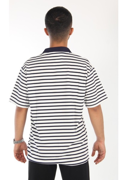 4062 Çizgili Polo Yaka Tshirt indirimleri