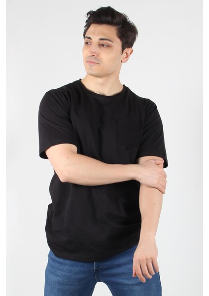 2000 Flamlı Süprem Tek Cep Regular Fit T-Shirt