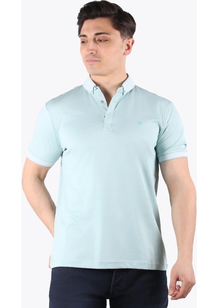 1694 Ayaklı Gömlek Yaka T-Shirt