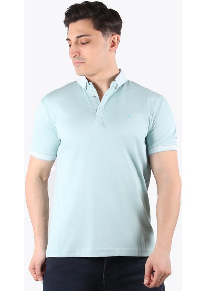 1694 Ayaklı Gömlek Yaka T-Shirt