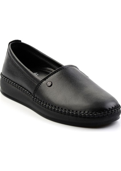 Siyah Leather Kadın Babet K01523021103 fiyatları