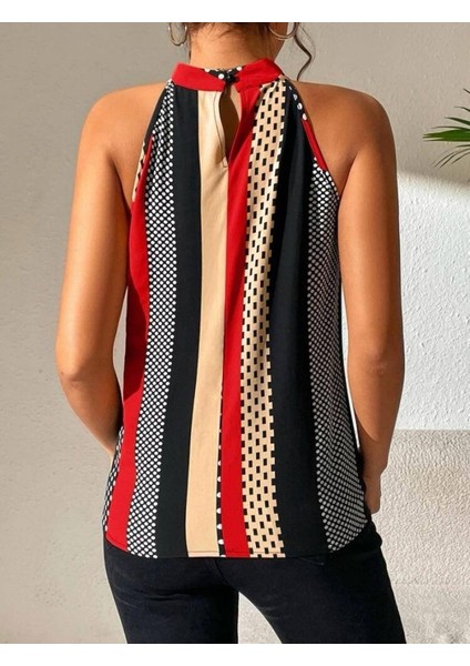 Munn Collection Kadın Yarım Balıkçı Yaka Kolsuz Mikro Bluz fırsatları