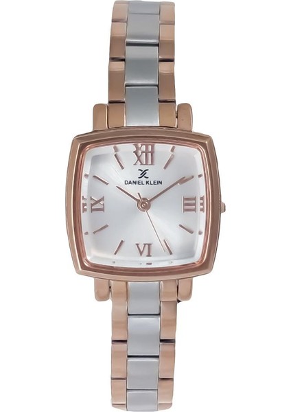 DKE.1.10839-6 Kare Kadran Metal Kordon Metal Kasa 3 Atm Suya Dayanıklı Metalik-Rose Renk Kadın Kol Saati modelleri
