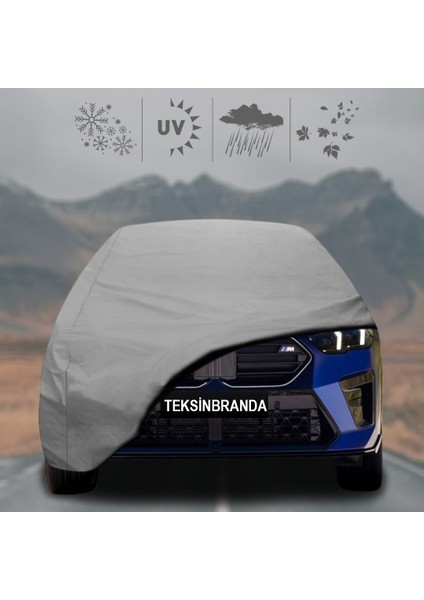 Bmw X2 (2023 - ) Oto Branda Su Geçirmez Miflonlu Araba Brandası Klipsli Araba Çadırı