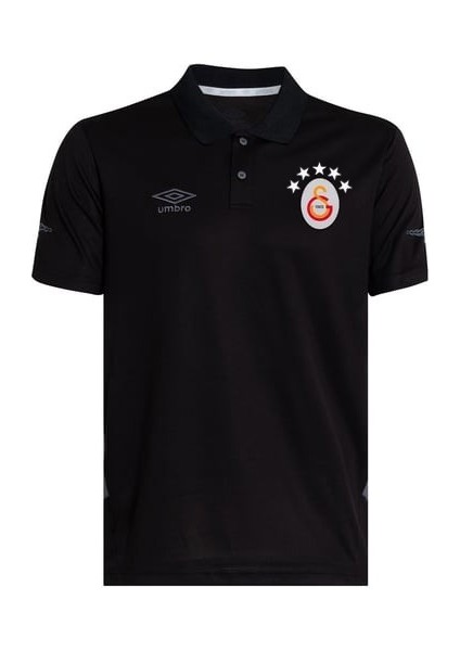Lisanslı 5 Yıldız Siyah Polo T-Shırt TF0208