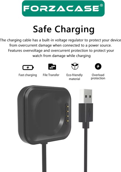 Oppo Watch 3 / 3 Pro / 2 ile Uyumlu Manyetik Şarj Kablosu 1m - FC017 indirimleri