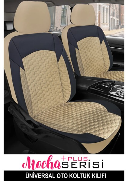 Volkswagen Jetta 1.6 Comfortline Tiptronic (102) 2012 Uyumlu Oto Koltuk Kılıfı Bej