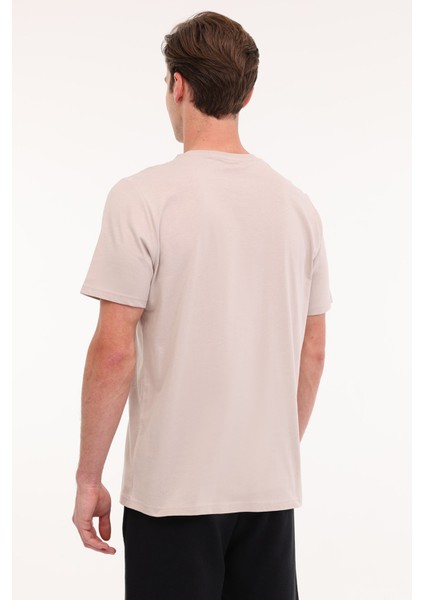 New Id Reg Tee Bej Erkek Kısa Kol T-Shirt fırsatları