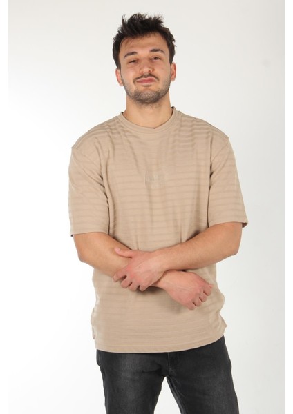 6140 Çizgili O Yaka T-Shirt