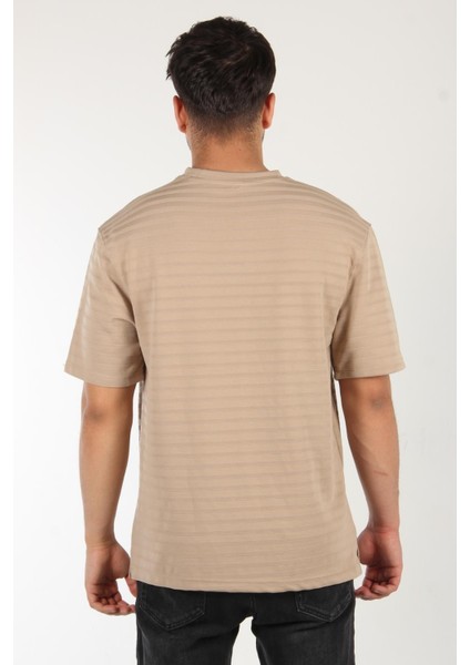 6140 Çizgili O Yaka T-Shirt