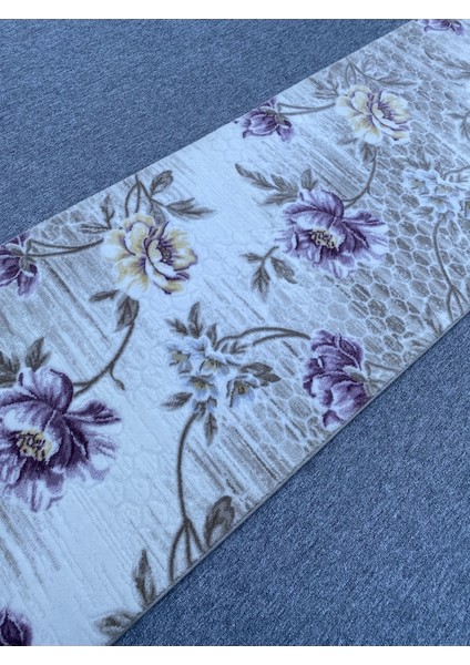 Mor Sarı Kesme Halı 120X240 Akrilik Saçaklı Halı modelleri