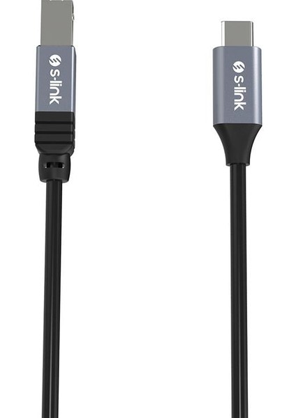 S-Lınk SL-U2004 USB 2.0 Yazıcı Kablosu 1.5m - Siyah