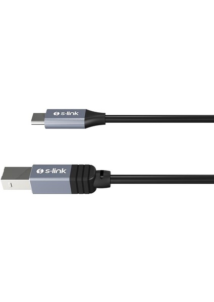 S-Lınk SL-U2004 USB 2.0 Yazıcı Kablosu 1.5m - Siyah