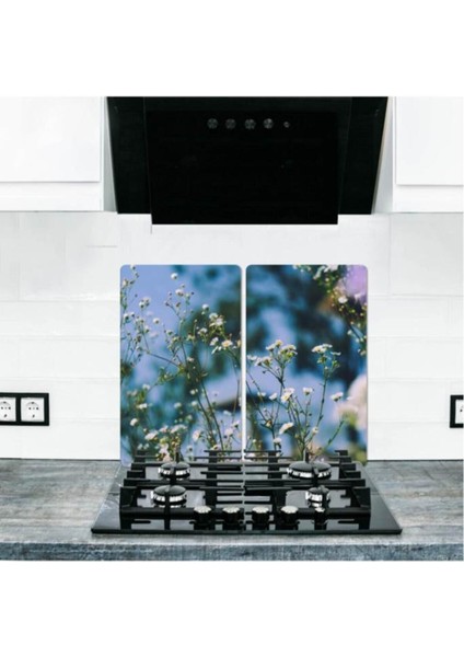 2' Li 30X52 cm Cam Ocak Koruyucu Model 189