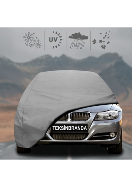 Bmw 3 Serisi E90 (2005 - 2012) Oto Branda Su Geçirmez Miflonlu Araba Brandası Klipsli Araba Çadırı