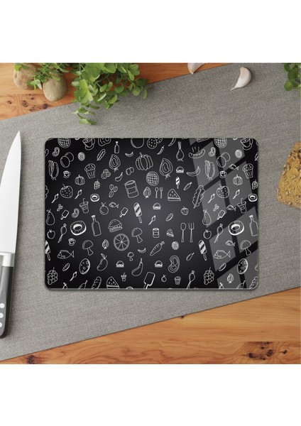 Cam Kesme Tahtası | Siyah Kesim 25*35 Cam Kesme Tablası