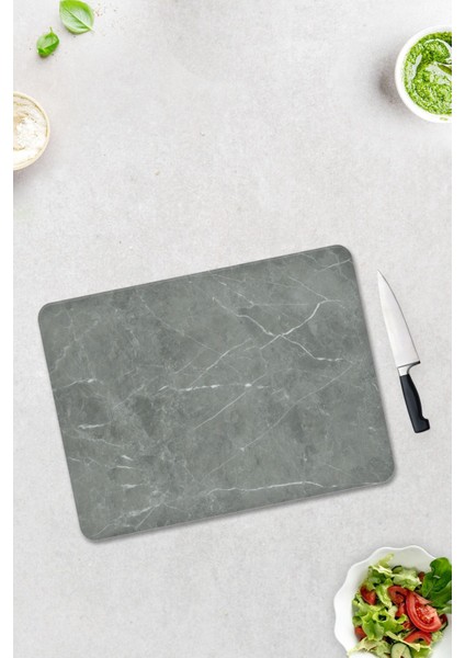 Cam Kesme Tahtası - Cam Kesme Tablası | Gri Mermer Görünümlü | 30CM x 40CM modelleri