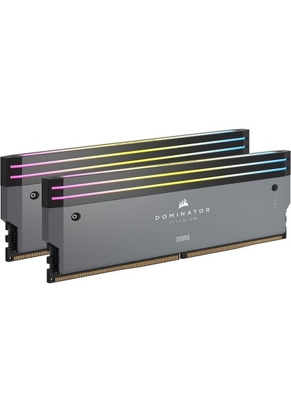 Dominator Titanium CMP64GX5M2B6000Z30 Rgb 64 GB (2X32GB) Ddr5 6000 Mhz CL30 Amd Ram fiyatları