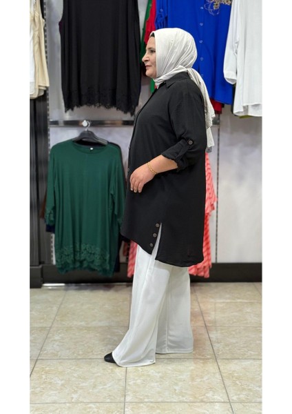 Büyük Beden Ayrobin Gömlek modelleri
