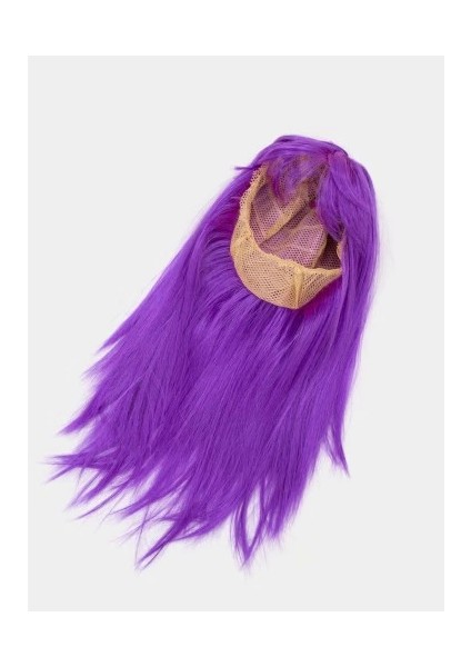 Mor Düz Kesim Peruk modelleri