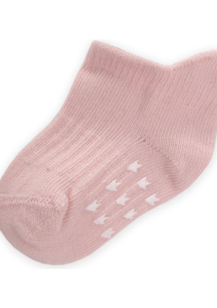 Abs Baskılı Bebe Patik Çorabı 0-4 Yaş Pudra fiyatları