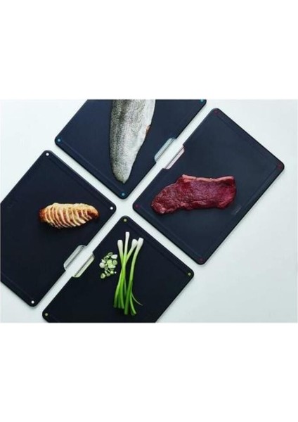 60171 Folio Standlı Kesme Tahtası 4lü Siyah indirimleri