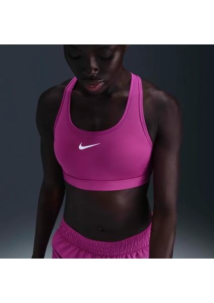 Swoosh Orta Destekli Pedli Kadın Spor Sütyeni DX6821-518