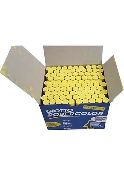 Robercolor Tozsuz Tebeşir, 100'LÜ, Sarı, Kalsiyum Karbonatlı modelleri