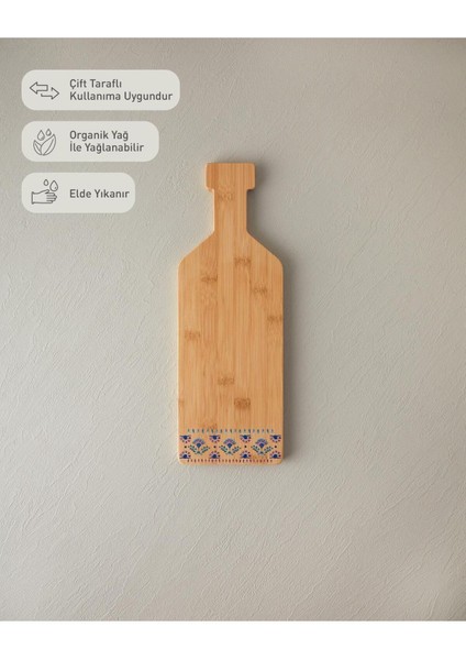 Carnival Time Bambu Kesme Tahtası Pembe 40X14 cm