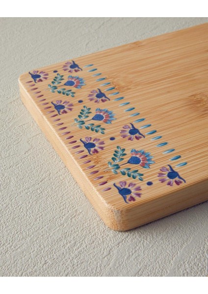 Carnival Time Bambu Kesme Tahtası Pembe 40X14 cm fiyatları