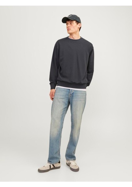 Erkek Bisiklet Yaka Düz Renk Sweatshirt 12257853 fiyatları