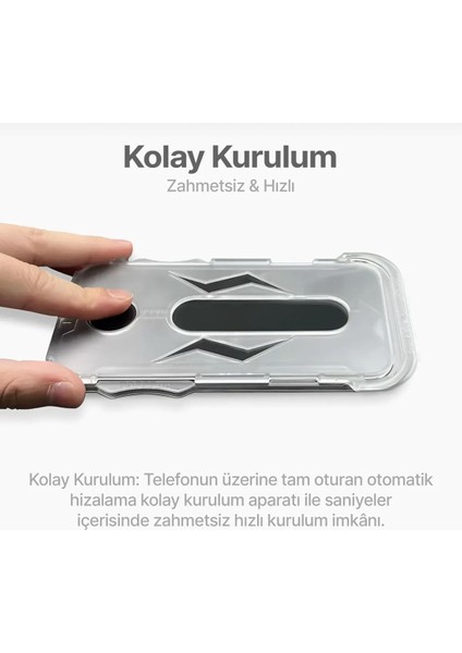 Iphone 14 Kırılmaz Cam Full Kaplayan 10X Ekran Koruyucu (Kolay Kullanım)